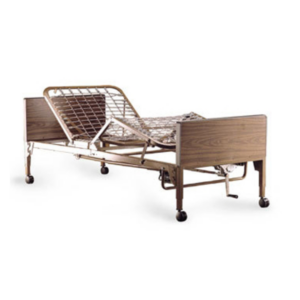 Affordable Medical Supply full electric hospital bed pictured on the supplier website