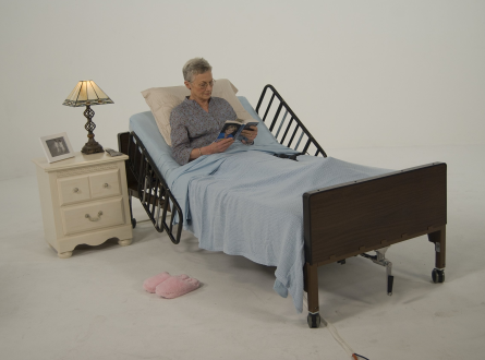 Ben Hospital Bed Rental hospital bed pictured on the supplier website