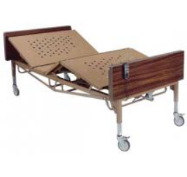 Charm Medical Supply full electric hospital bed pictured on the supplier website