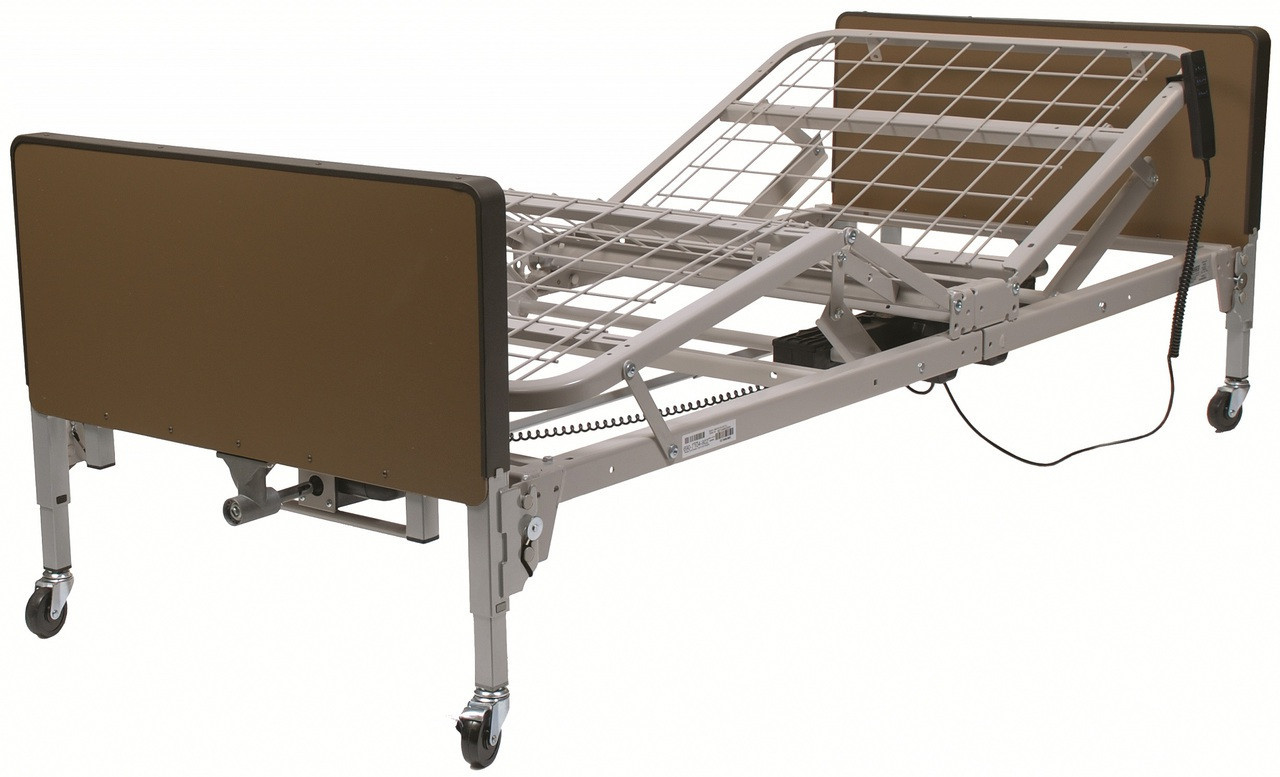 DMES full electric hospital bed pictured on the supplier website