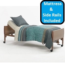 E Care Medical Supplies full electric hospital bed pictured on the supplier website