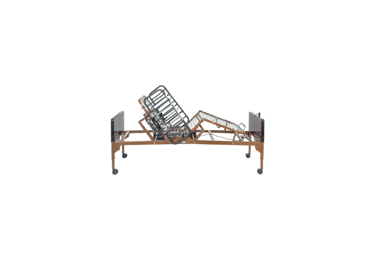 Rocky Mountain Medical Rentals full electric hospital bed pictured on the supplier website