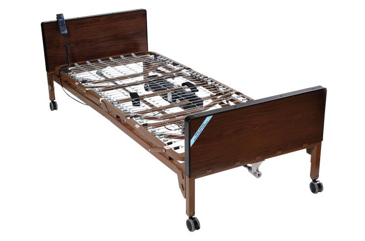 Serene Mobility & Lifts hospital bed pictured on the supplier website