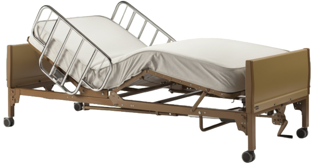 Alliance Medical Supply semi electric hospital bed shown on the supplier’s website