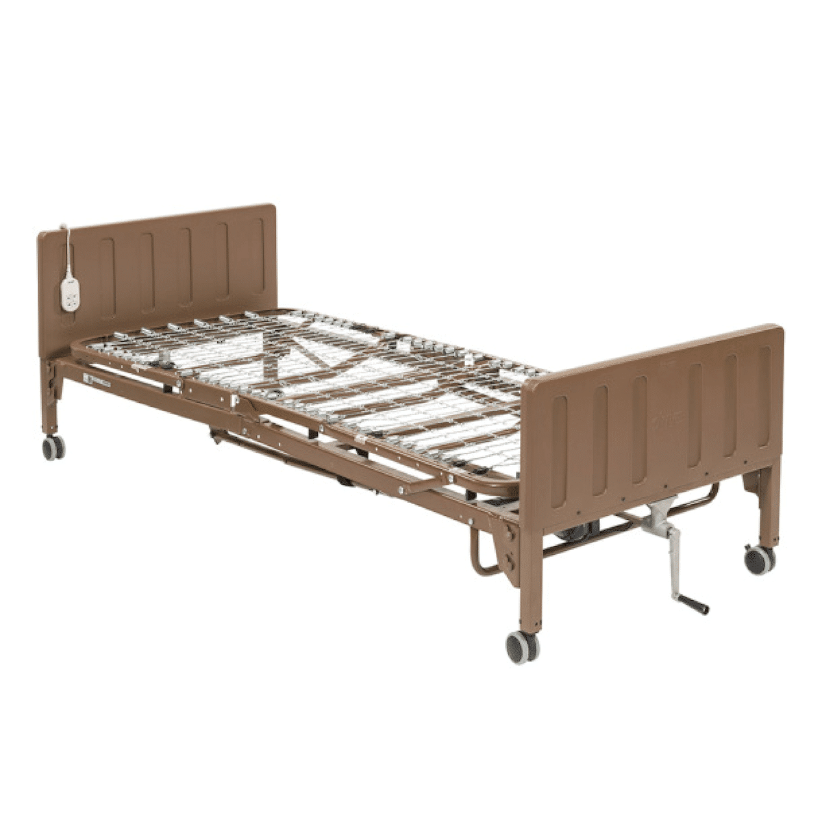 Alpine Home Medical semi-electric hospital bed pictured on the supplier’s website