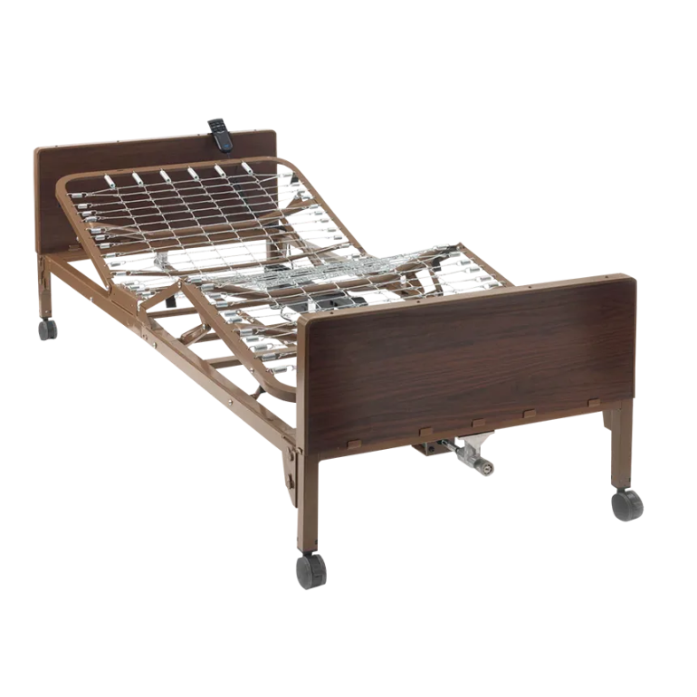 Bay Area Medical Supply full-electric hospital bed pictured on the supplier’s website