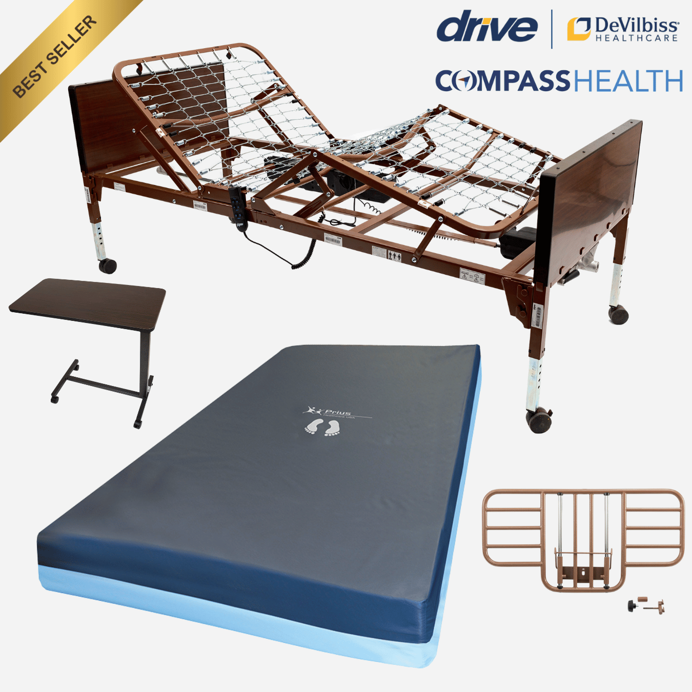 Cleveland HME full-electric hospital bed pictured on the supplier’s website