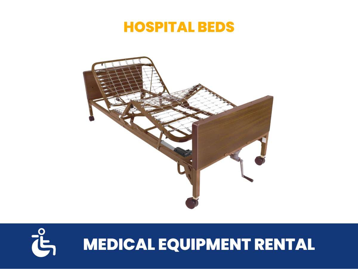 Discount Medical rental hospital bed pictured on the supplier’s website