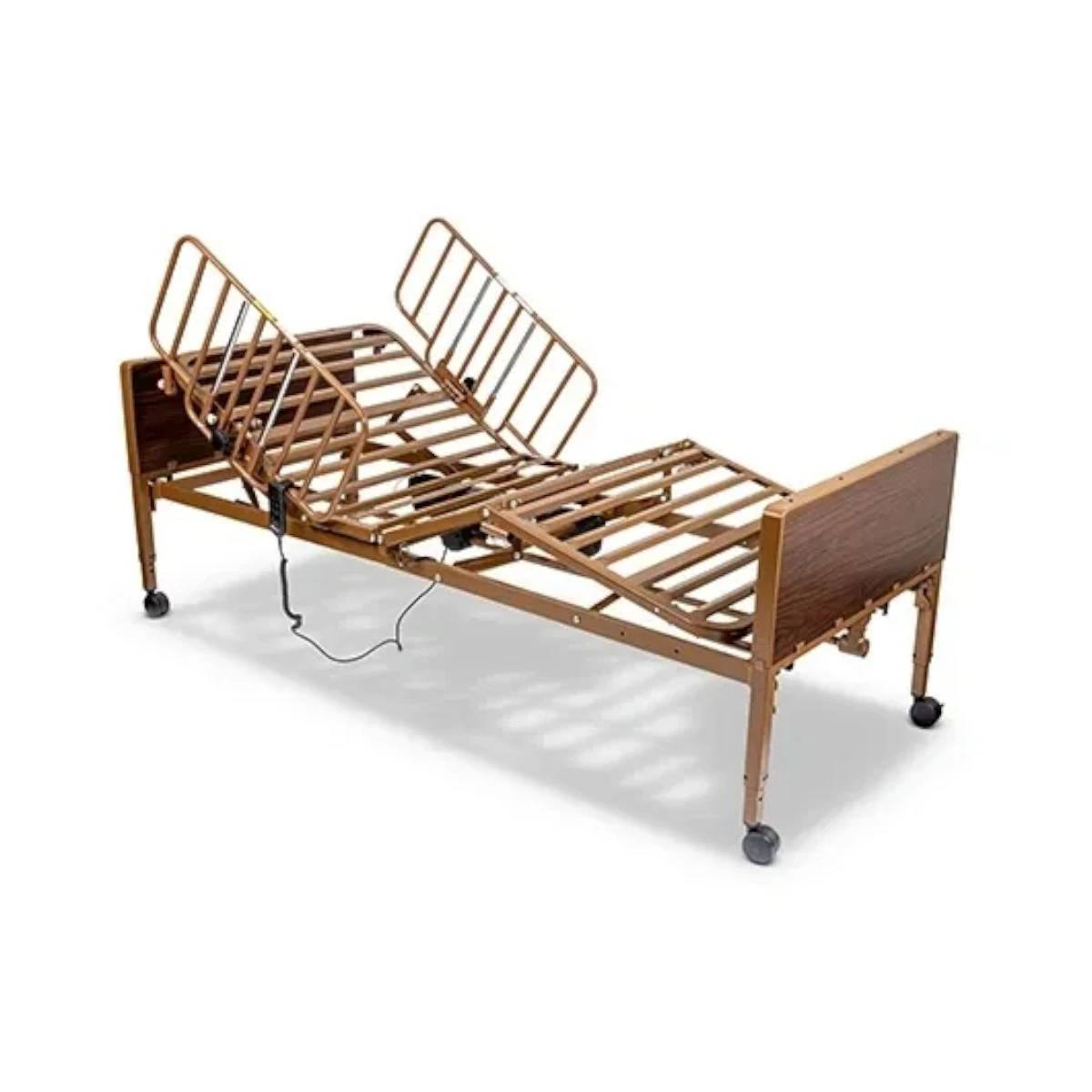 The Hospital Bed Store — Massachusetts full-electric hospital bed pictured on the supplier’s website