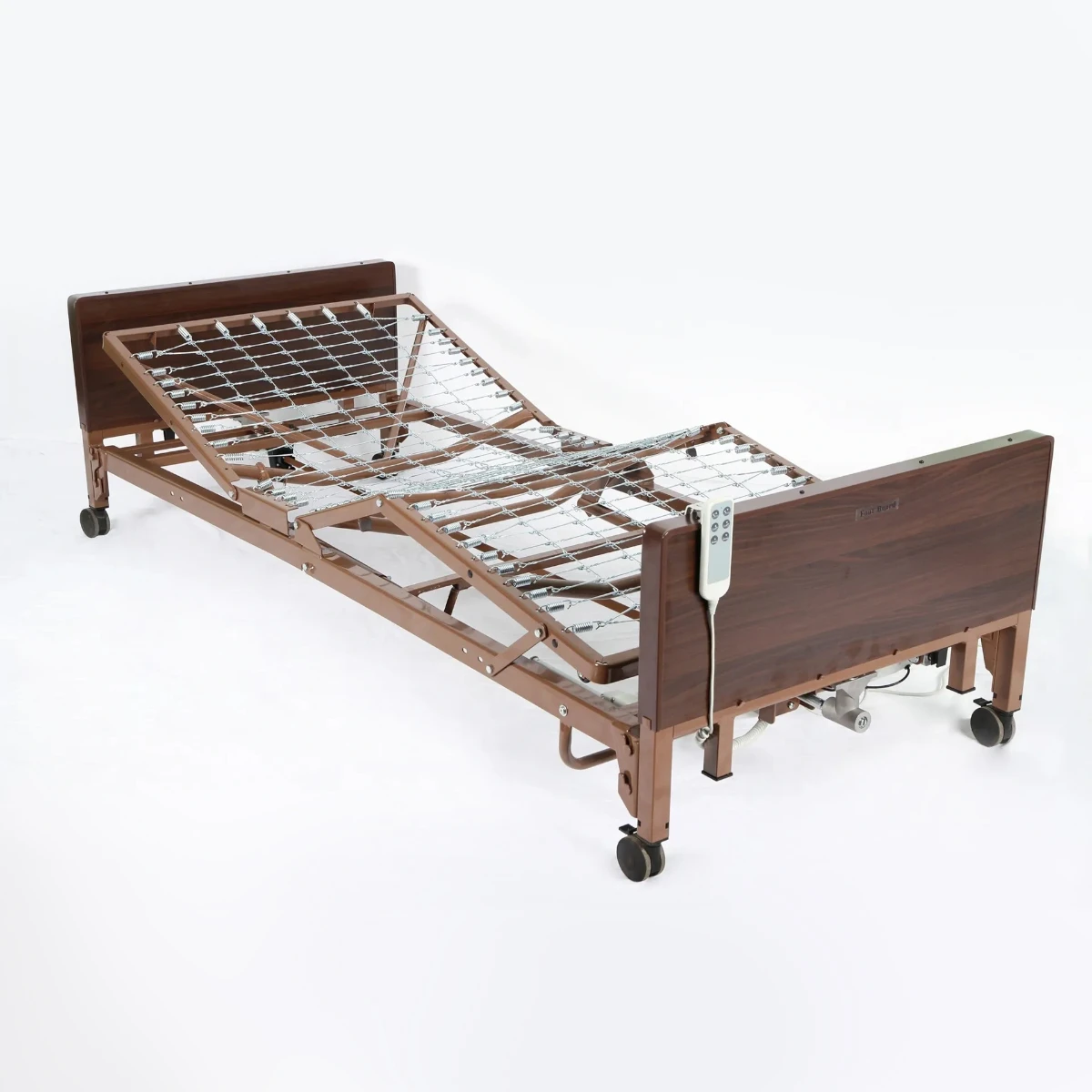 The Hospital Bed Store — Massachusetts height-adjustable hospital bed pictured on the supplier’s website