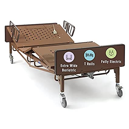 Hospital Bed Rental Co bariatric hospital bed pictured on the supplier’s website