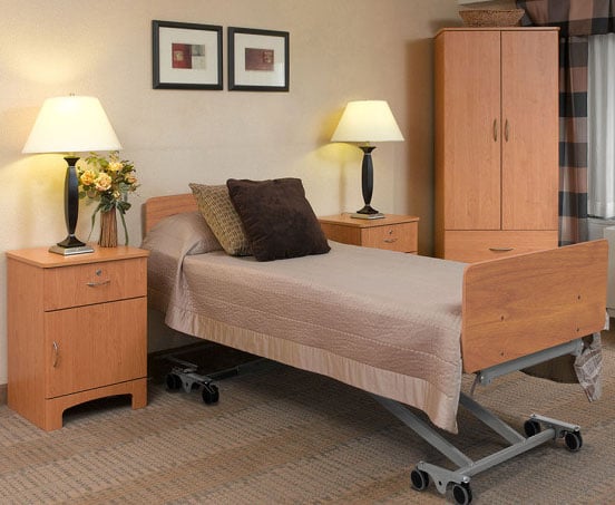 AZ MediQuip — Oro Valley Premium Hospital Bed Package shown on the supplier’s website