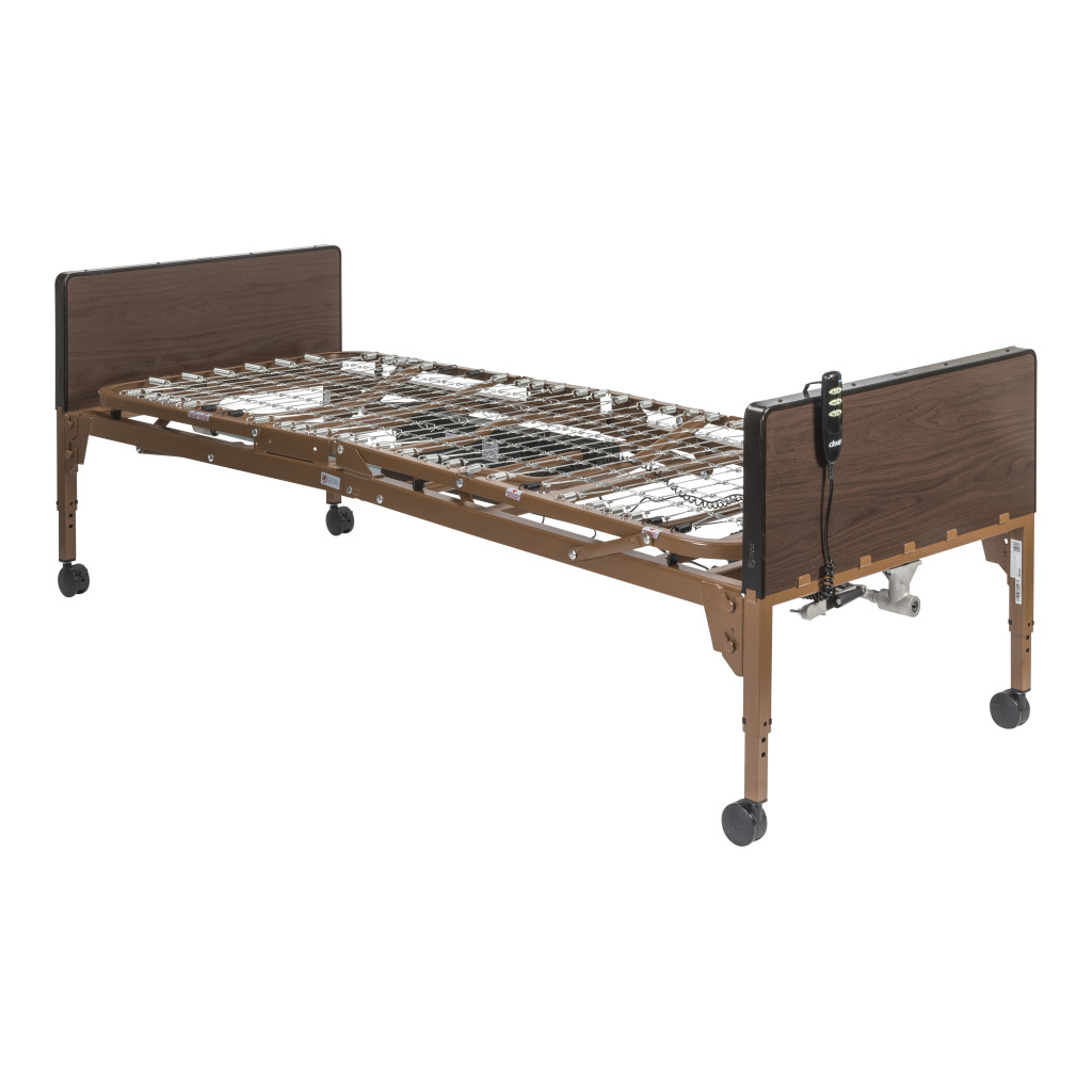 Divine Medical Supplies LLC Drive full-electric hospital bed — SKU DRV-15030 shown on the supplier’s website
