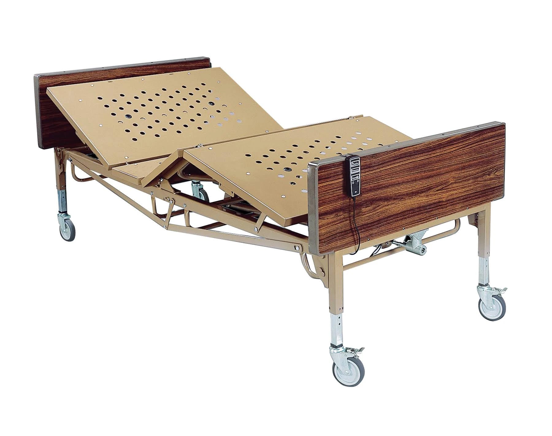 RIO Medical Supplies Bariatric bed, half rails shown on the supplier’s website