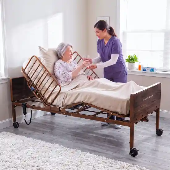 Cloud of Goods full electric hospital bed shown on the supplier’s website