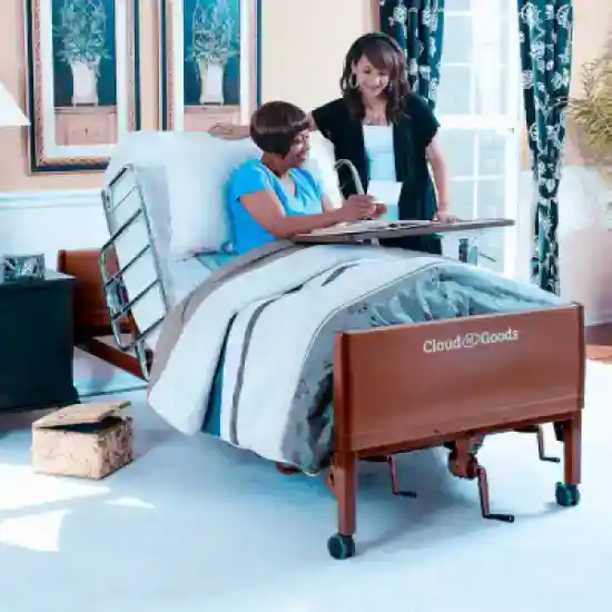 Cloud of Goods manual hospital bed shown on the supplier’s website