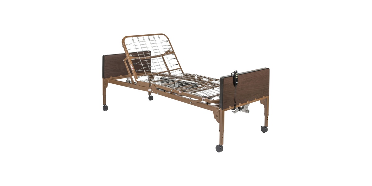 The Hospital Bed Store semi electric hospital bed shown on the supplier’s website
