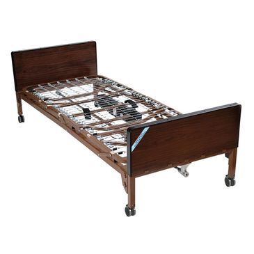 NC Mobility Rentals & Medical full-electric hospital bed pictured on the supplier’s website