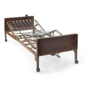 Ray Fisher full-electric hospital bed pictured on its rental page