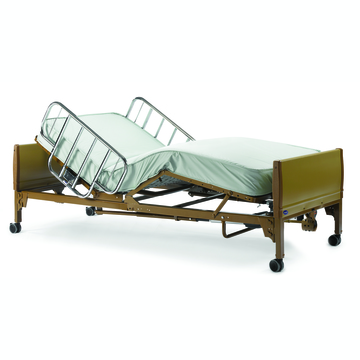 Full-electric hospital bed pictured on HDME Atlanta’s rental listing